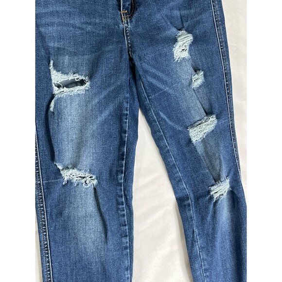 KanCan High Rise Distressed Ripped Skinny Jeans Size 27 - Picture 2 of 9